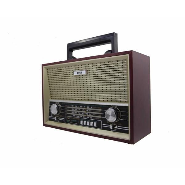  HAN MD-2000UR راديو كلاسيكي من هان مع بلوتوث وشحن ويو اس بي وذاكرة